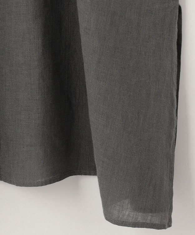 23区 【洗える】LIBECO カフタン ワンピース カーキ系