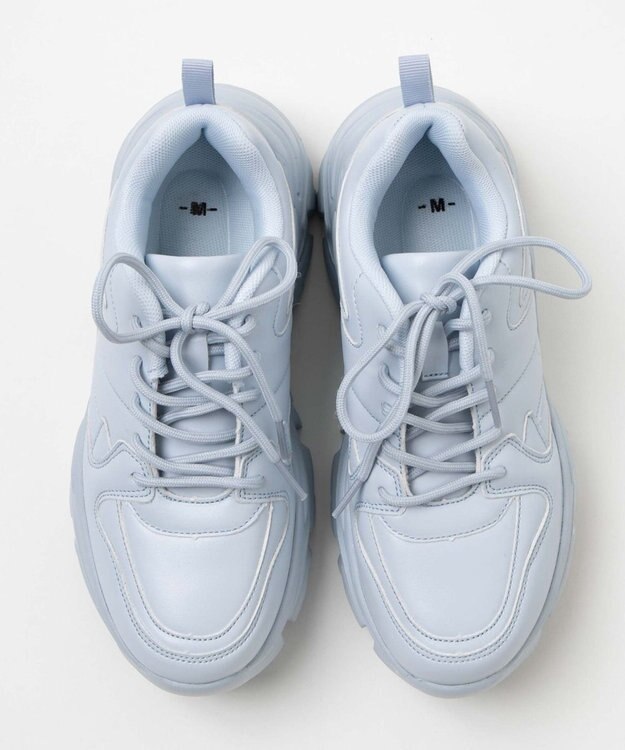 WEGO 厚底ダッドスニーカー サックス