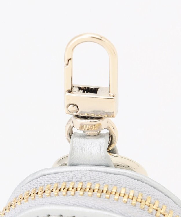 ANY カラビナ付小物入れ シルバー