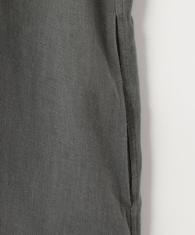 23区 【洗える】LIBECO カフタン ワンピース カーキ系