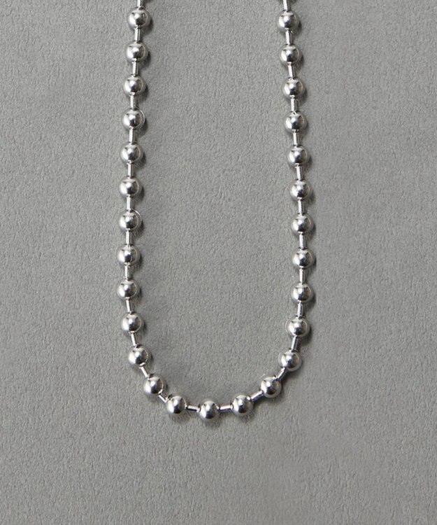 Phoebe 【金属アレルギー対応】ドットラインネックレス　シルバー/ステンレス シルバー