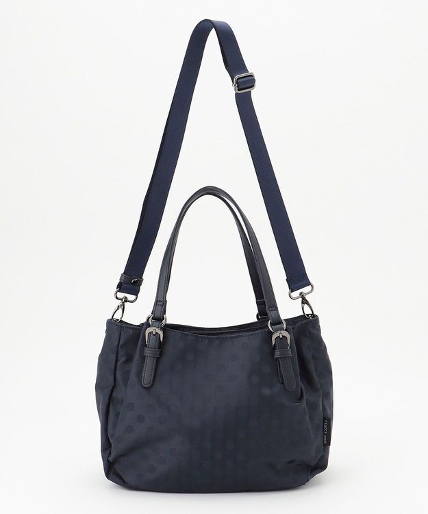 Y'SACCS 【Y’SACCS vous et】ドットジャカード マルチウェイトート Sサイズ ネイビー