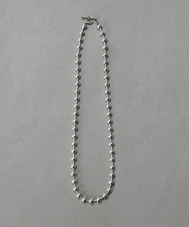 Phoebe 【金属アレルギー対応】ドットラインネックレス　シルバー/ステンレス シルバー