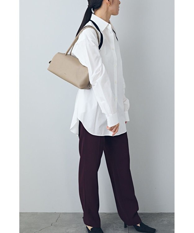 MIYABIYA 【本革・日本製】　MINI BOSTON BAG ベージュ