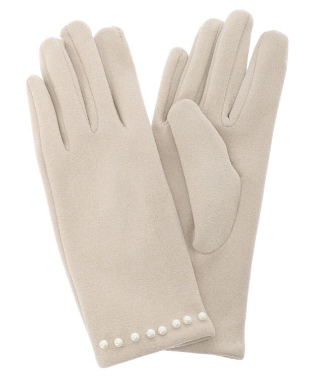 Green Parks ・パール付きグローブ Light Beige
