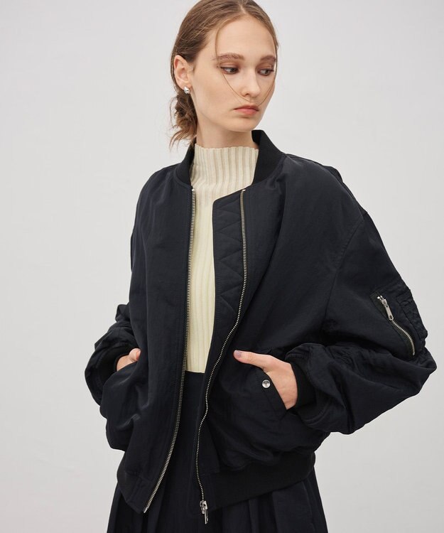 uncrave ヴィンテージタフタ MA-1 ブラック