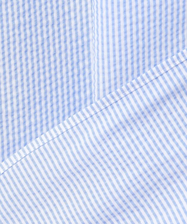 J.PRESS MEN 過酷な夏を乗り切るマストな1着！【 高通気性 / 軽量 / ノンアイロン / 撥水】【BEAT HEAT SYSTEM】半袖シャツ / B.D. サックスブルー系1