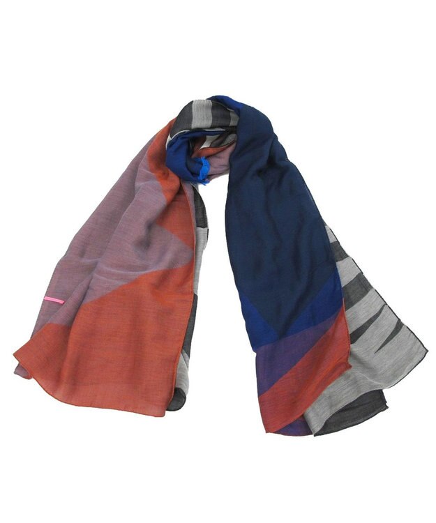 POLS コットンレイヤーストール オレンジ