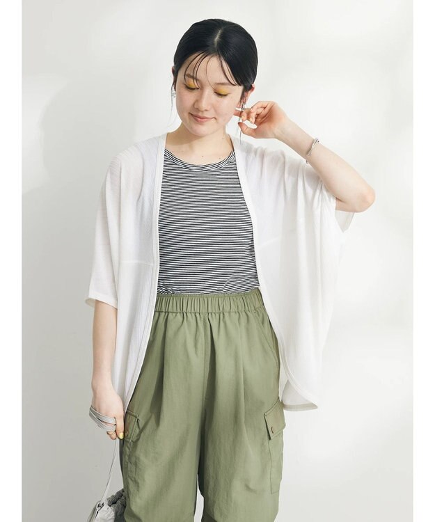 CRAFT STANDARD BOUTIQUE ランダムテレコモモンガカーディガン Off White