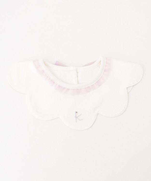 組曲 KIDS 【Fサイズ】チュールリボン スタイ オフホワイト系