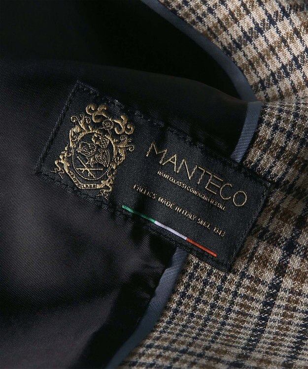 Paul Smith クラシックチェック ノーカラー ジャケット サンドブラウン