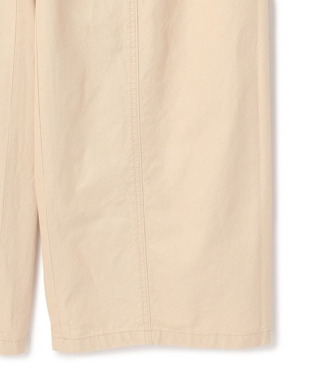 BEIGE， PREHNA / コットンツイル カービーシームワイドパンツ Peach