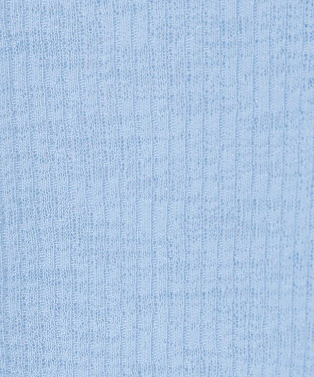 Green Parks チャーミーキティ／フロントギャザーシアーカーディガン Light Blue