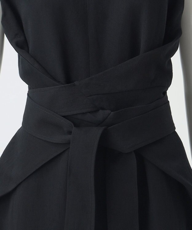 23区 【エステータ】ウールリネン コンビネゾン ブラック系