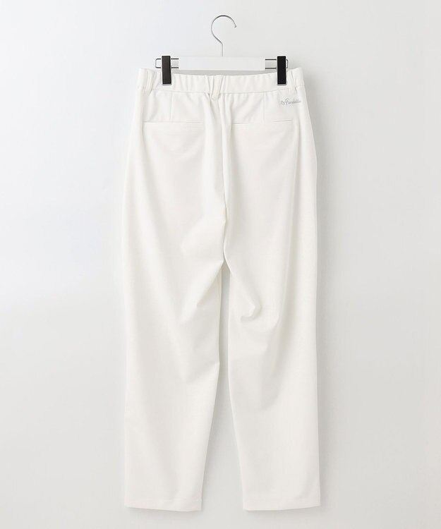 23区GOLF 【23Fondation】セミワイド テーパードパンツ ホワイト系