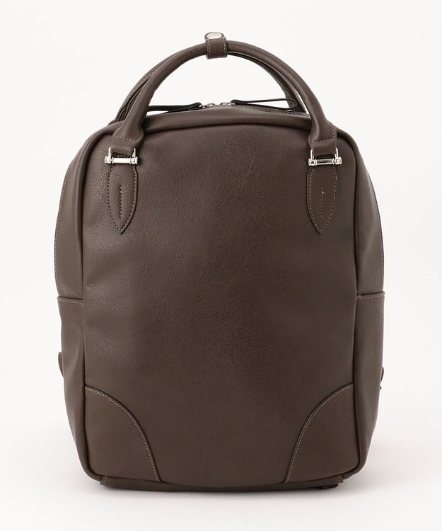 UNBILLION Otias アンティークタイプ合皮2WAYリュック ダークブラウン