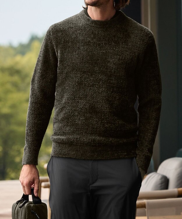 ZERO HALLIBURTON クルーネックニット ZHG-M5A5 85119 カーキ