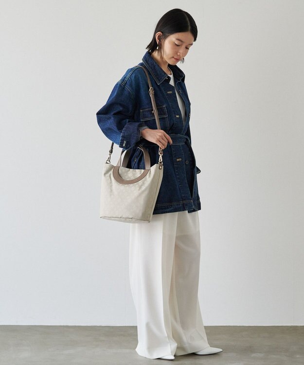 russet 2WAYトートバッグ(CE-1419) Ecru