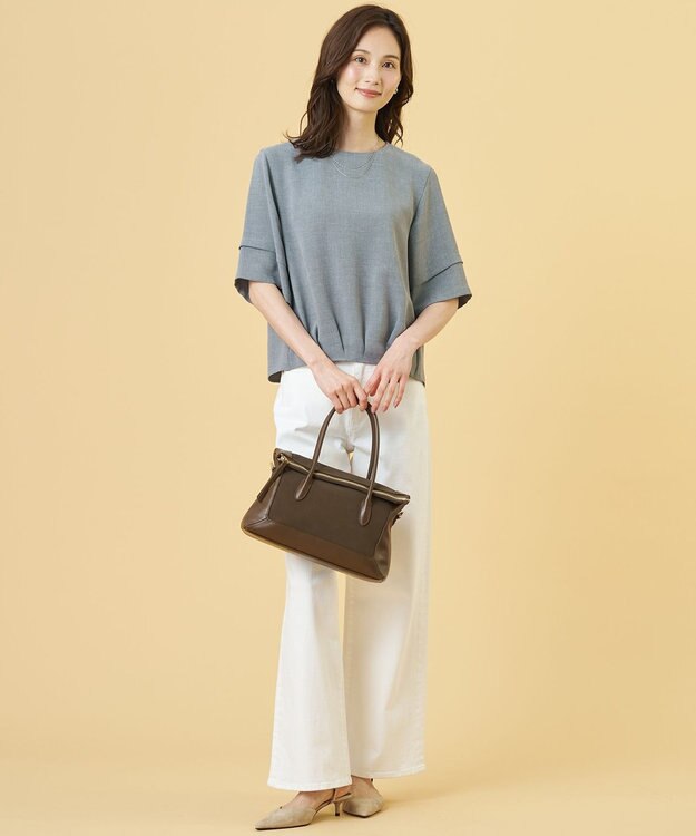 J.PRESS LADIES 【着こなしのポイントに・2WAY】ブライトチェーン ネックレス シルバー系