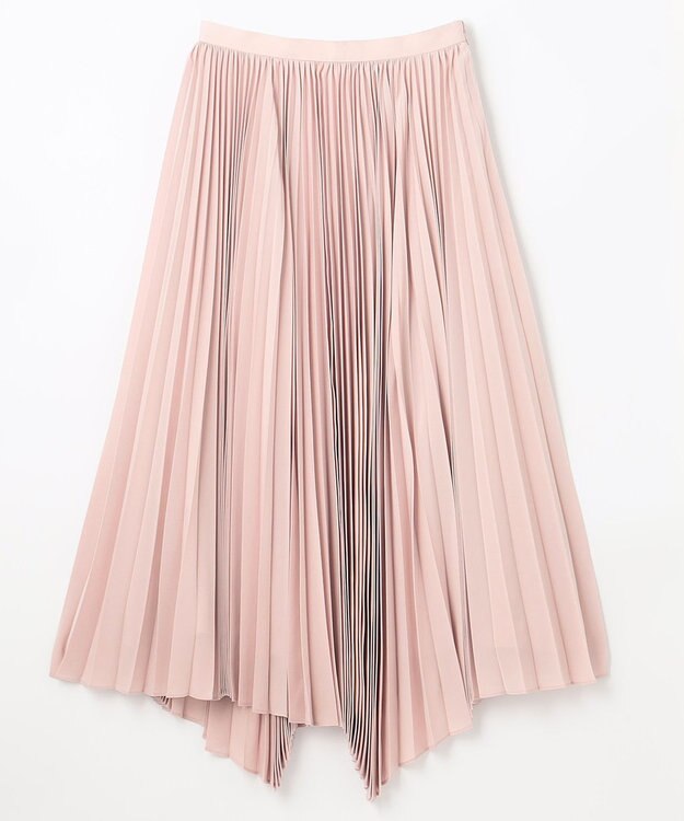 NAVE 【Nave　洗える】プリーツサテン スカート ピンク系