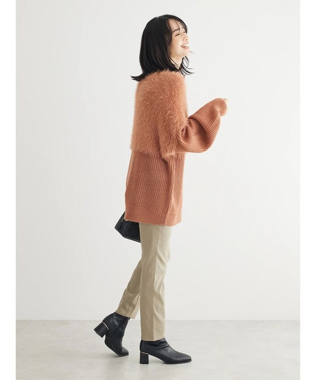 Green Parks ・Ｐｅｔｉｔ　Ｆｌｅｕｒ　シャギーキリカエニット Orange