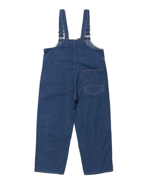 woadblue 【157】Deck-Overall デニムオーバーオール VINTAGE BLUE