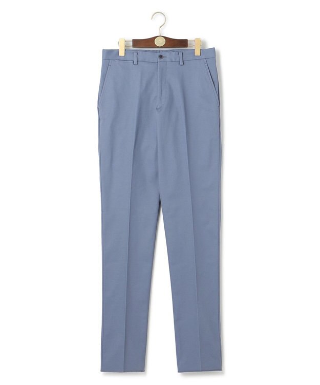 J.PRESS MEN ピースダイ トリコチンストレッチパンツ サックスブルー系