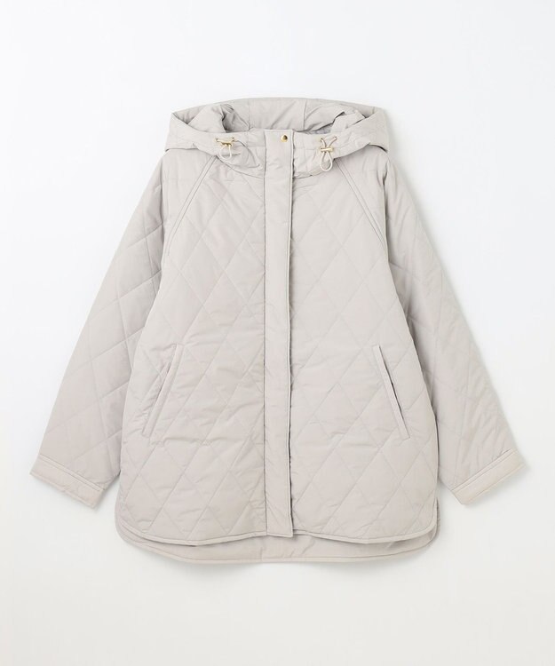 ANY 【洗濯機可/撥水】ダイヤキルトブルゾン ライトグレー