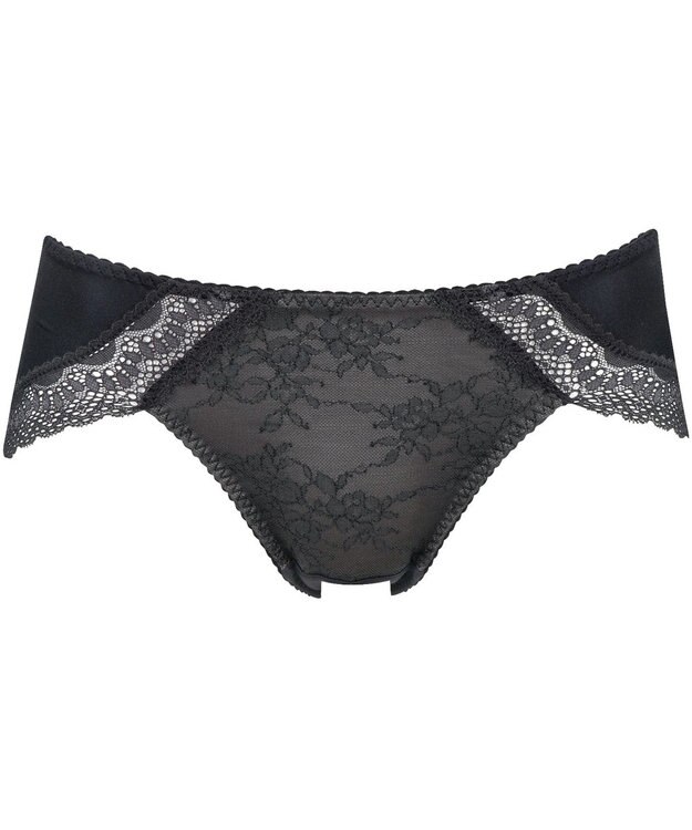 Wing ペアショーツ　【シンクロブラ】　はきこみ丈　あさめ　ウイング／ワコール　MF5013 ブラック