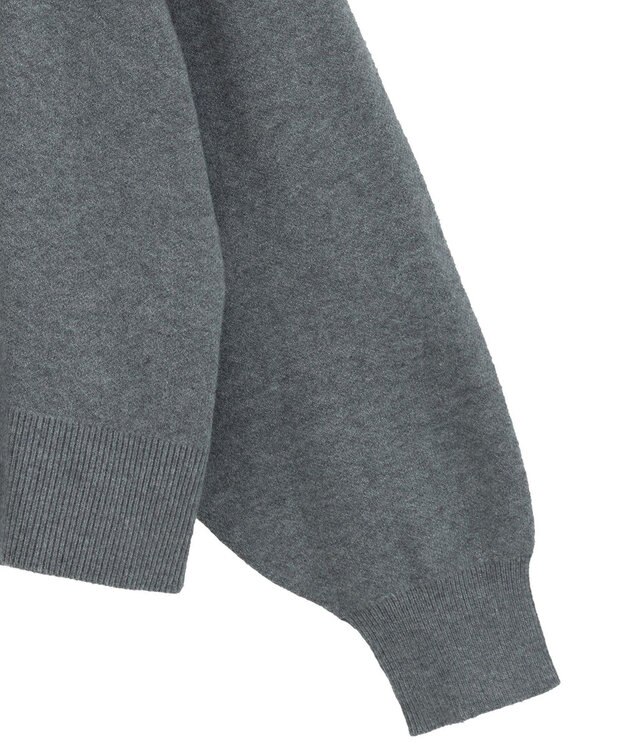 YECCA VECCA 刺繍ロゴニット Gray