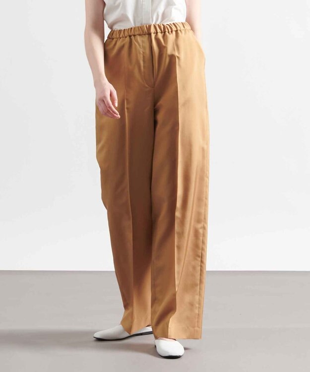 JOSEPH ビッグストライプ　キャロットトラウザーズ Beige