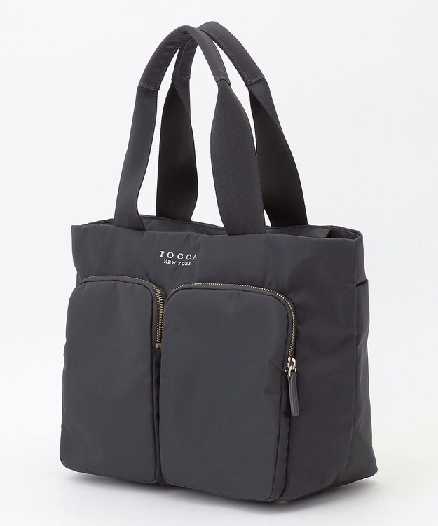 TOCCA 【WEB＆一部店舗限定・A4サイズ対応】VIA METRO NYLON BAG ナイロンバッグ ライトグレー系