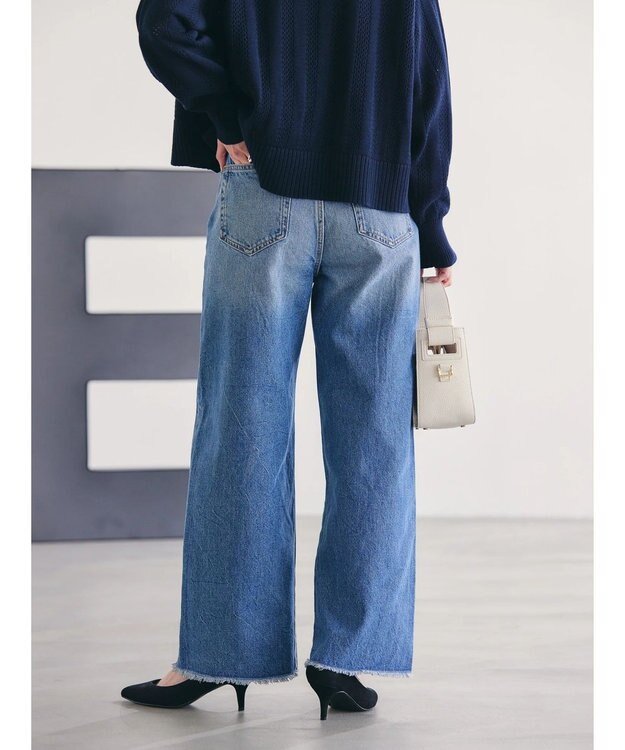 AMERICAN HOLIC 切替フレアデニム Indigo