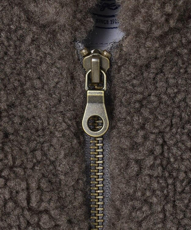 J.PRESS KIDS 【100-130cm】スタンドカラー ボア ブルゾン ブラウン系