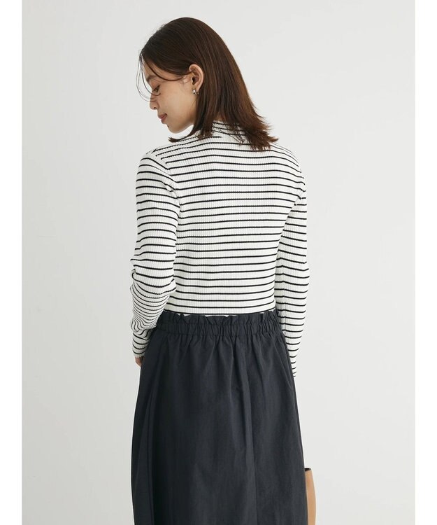 Green Parks ドッキングニットワンピース Black