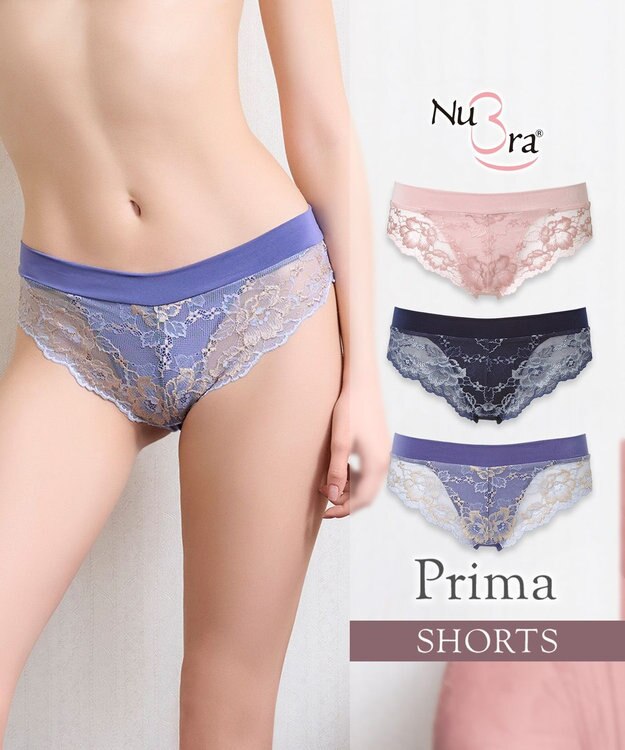BRADELIS New York 【NuBra】プリマ ショーツ デザインヌーブラ ロイヤルブルー