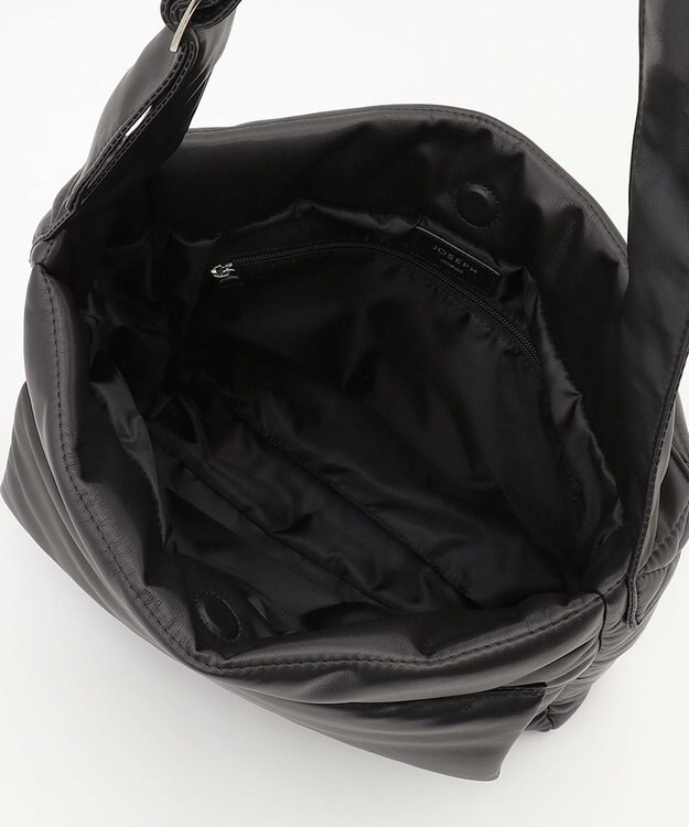 JOSEPH HOMME シンセティックソフトレザー　ワンショルダーバッグ Ｍサイズ ブラック系