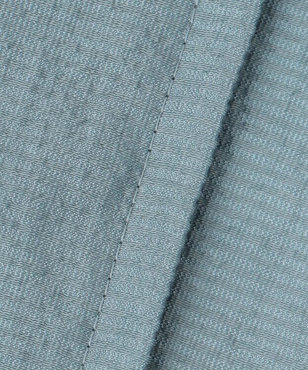 組曲 S 【洗える・シワになりにくい】シアーブルゾン ダスティブルー系