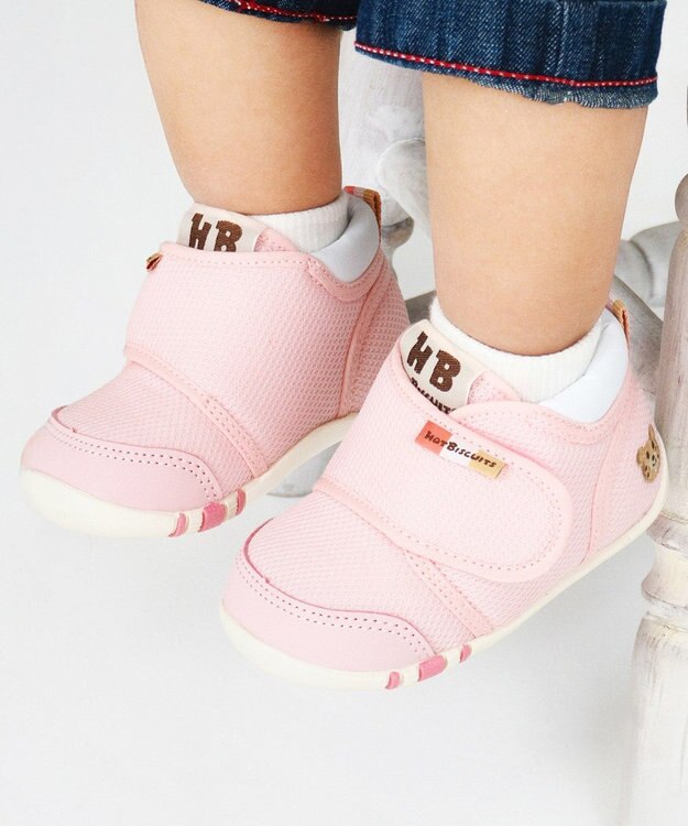 MIKI HOUSE HOT BISCUITS 【11.5cm-13.5cm】 ファーストベビーシューズ ピンク
