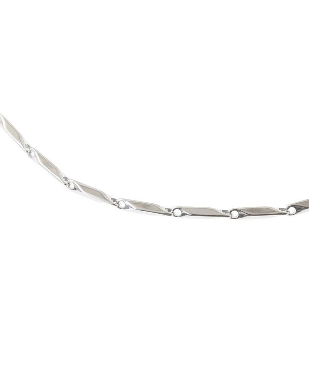 Green Parks ｅｖｅｒｙｗａｌｋ．ステンレスミラーカットネックレス Silver