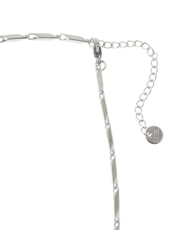Green Parks ｅｖｅｒｙｗａｌｋ．ステンレスミラーカットネックレス Silver