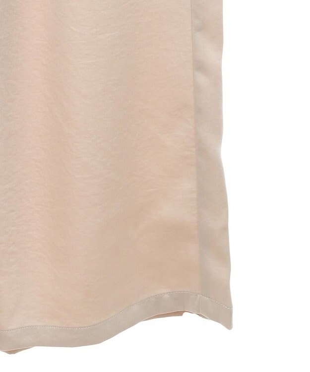 Green Parks つやサテンパンツ Light Beige