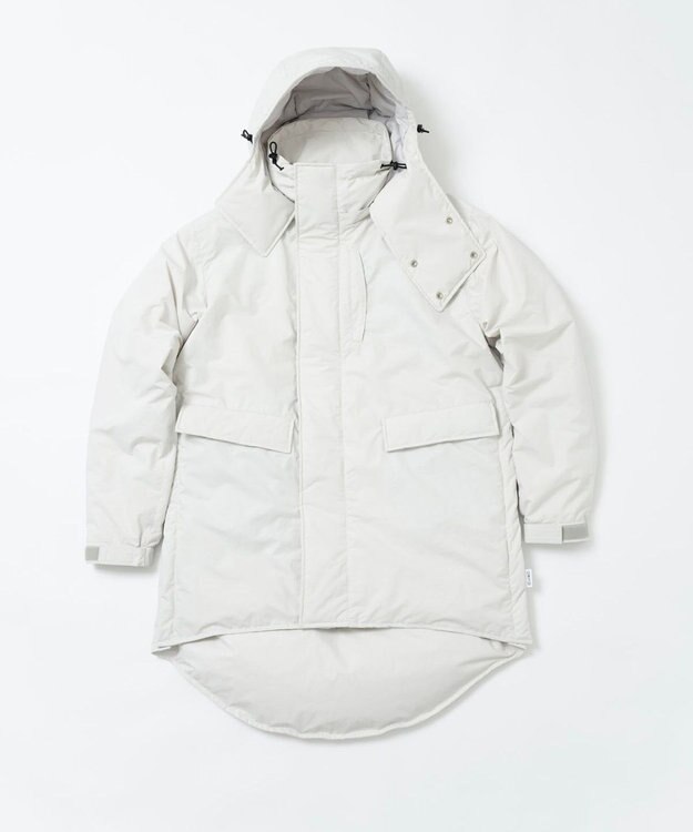 KWD 【日本製/高品質ダウン】DOWN MONSTER JACKETグリーンダウン ダウンモンスタージャケット アイボリー