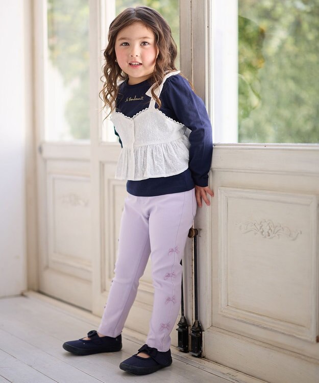 ANY KIDS 7daysドリームストレッチパンツ ラベンダー