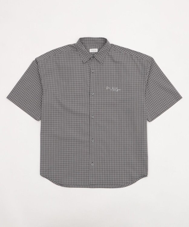 WEGO ワンポイントチェックシャツ（SS） 柄2
