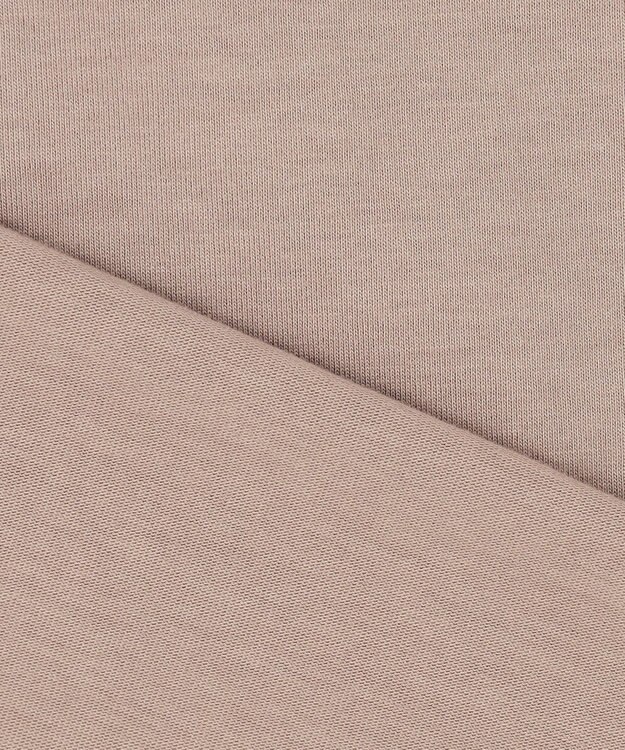 BEIGE， Organic Cotton / Cropped Short Sleeve T トップス Taupe