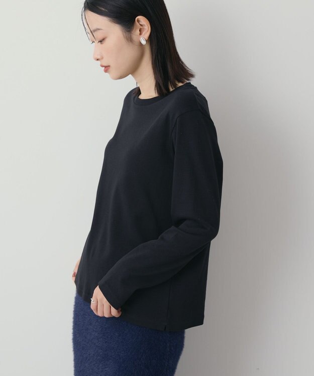 AMERICAN HOLIC クルーネックロングプルオーバー Black