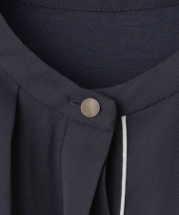 J.PRESS LADIES ジョーゼット カットソー ネイビー系