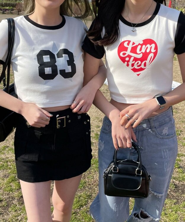 WEGO デザインプリントチビＴ 柄2