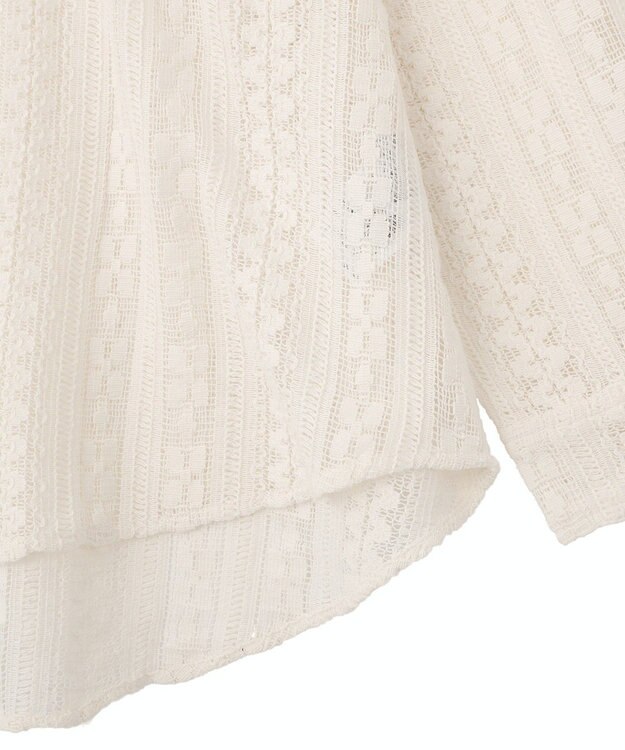 Green Parks 長袖レースシャツ Off White
